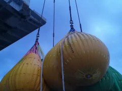 350吨电子测力计载荷称重检测完美收官
